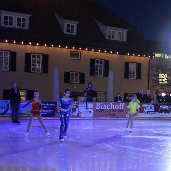 Sponsoring der Eisbahn in Gerlingen